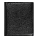 Кошелек с картхолдером Leather Plain, чёрный