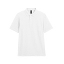 Футболка поло SOFTSTYLE ADULT DOUBLE PIQUE, БЕЛЫЙ 4XL