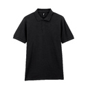 Футболка поло PREMIUM COTTON ADULT DOUBLE PIQUE, ЧЕРНЫЙ L
