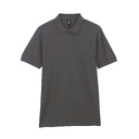 Футболка поло PREMIUM COTTON ADULT DOUBLE PIQUE, ГРАФИТОВЫЙ XL
