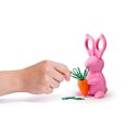 Ножницы и магнит со скрепками Bunny, розовые