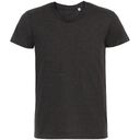 Футболка мужская приталенная Regent Fit черный меланж, размер M