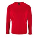 Футболка с длинным рукавом Sporty LSL Men красная, размер 3XL