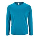 Футболка с длинным рукавом Sporty LSL Men ярко-бирюзовая, размер XL