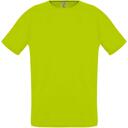 Футболка унисекс Sporty 140 зеленый неон, размер XL