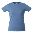 Футболка женская Heavy Lady голубая, размер XXL