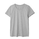Футболка женская T-bolka Stretch Lady, серый меланж, размер XL