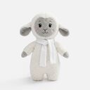 Мягкая игрушка Beastie Toys, овечка с белым шарфом