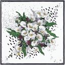 Платок шелковый Delicate, каллы