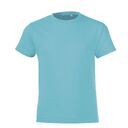 Футболка детская Regent Fit Kids бирюзовая, на рост 118-128 см (8 лет)