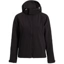 Куртка женская Hooded Softshell черная, размер L