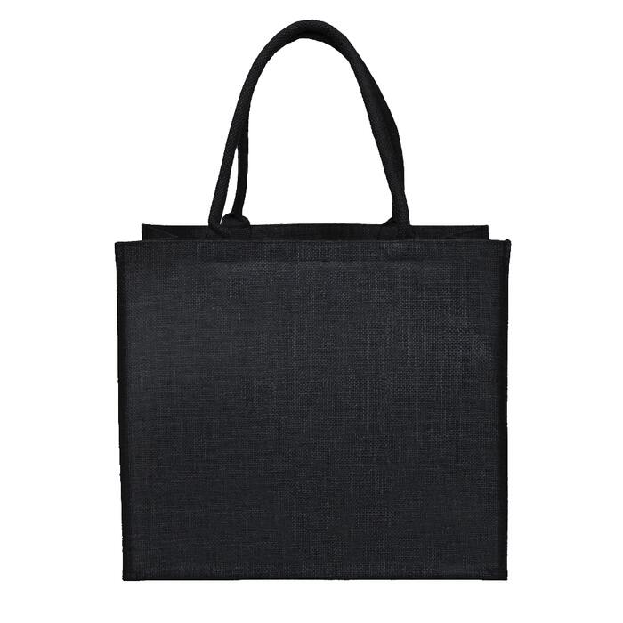 Сумка из джута Caravan Jute, чёрная