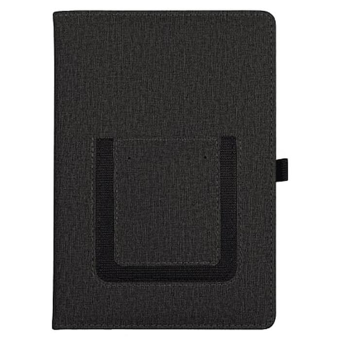 Ежедневник Smart Wallet Cambric A5, черный, недатированный, в твердой обложке с поролоном