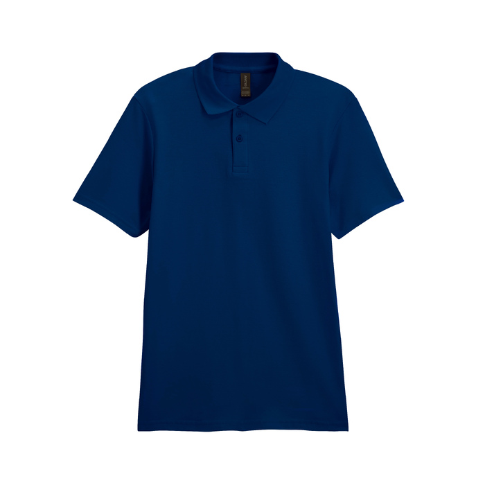 Футболка поло SOFTSTYLE ADULT DOUBLE PIQUE, МОРСКОЙ СИНИЙ XL