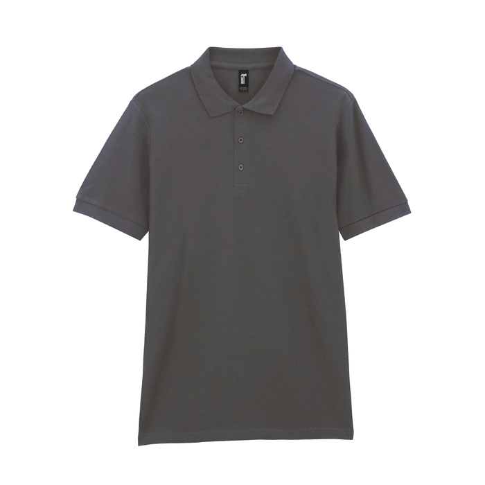 Футболка поло PREMIUM COTTON ADULT DOUBLE PIQUE, ГРАФИТОВЫЙ L