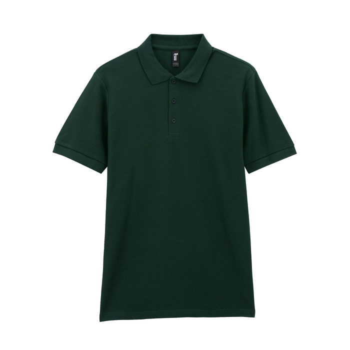 Футболка поло PREMIUM COTTON ADULT DOUBLE PIQUE, ХАКИ 2XL