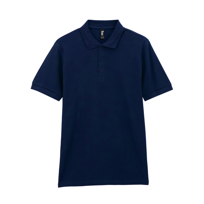 Футболка поло PREMIUM COTTON ADULT DOUBLE PIQUE, МОРСКОЙ СИНИЙ 3XL