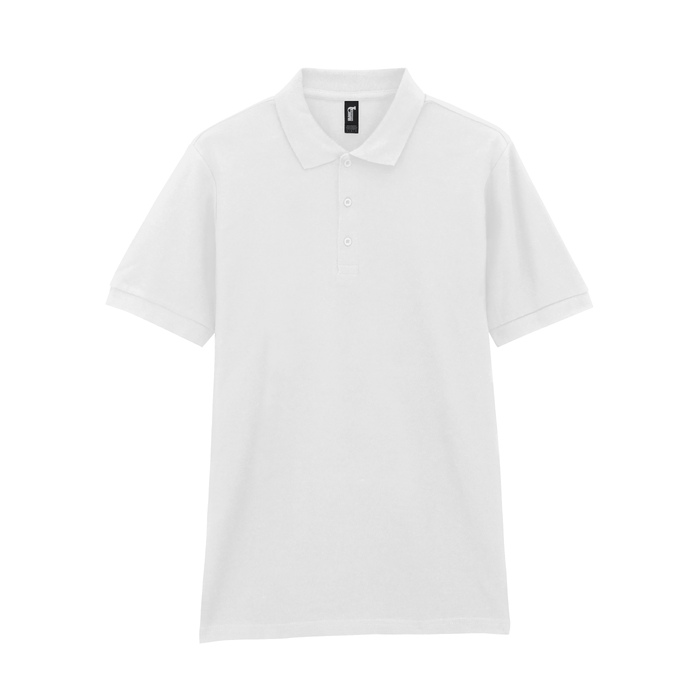 Футболка поло PREMIUM COTTON ADULT DOUBLE PIQUE, БЕЛЫЙ L