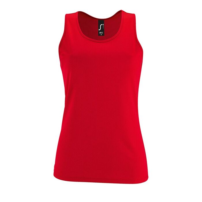 Майка женская Sporty TT Women красная, размер XL