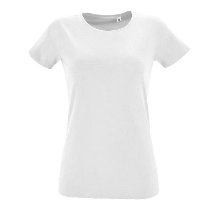 Футболка женская Regent Fit Women белая, размер XXL