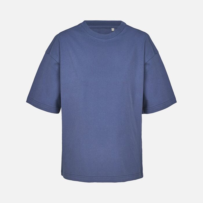 Футболка оверсайз женская Boxy Women, синяя (джинс), размер XL
