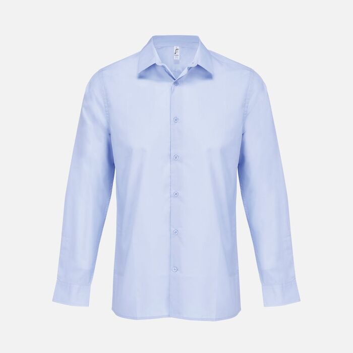 Рубашка мужская Bailey, голубая, размер 4XL