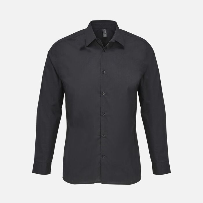Рубашка мужская Bailey, черная, размер 4XL