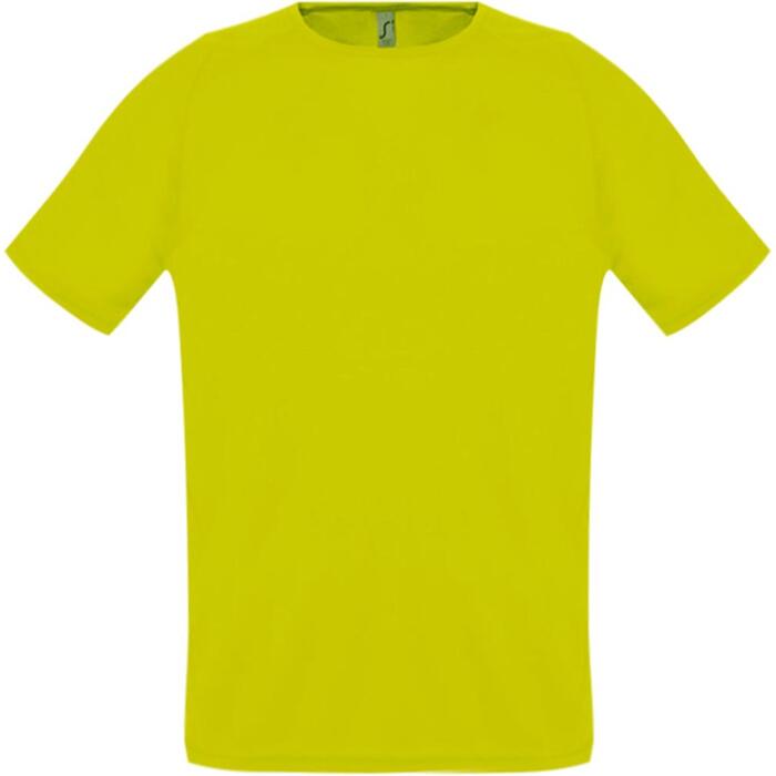 Футболка унисекс Sporty 140 желтый неон, размер XL