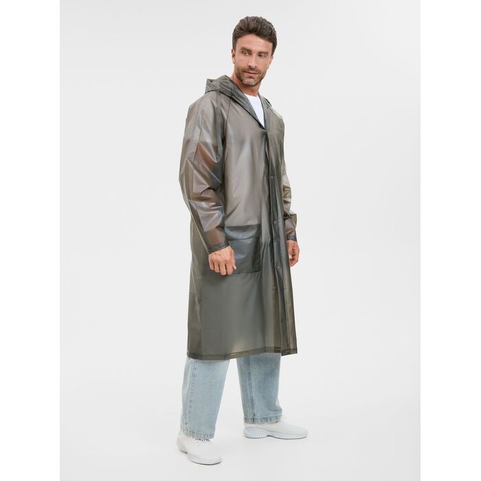 Дождевик RainDrop, серый, размер M/L