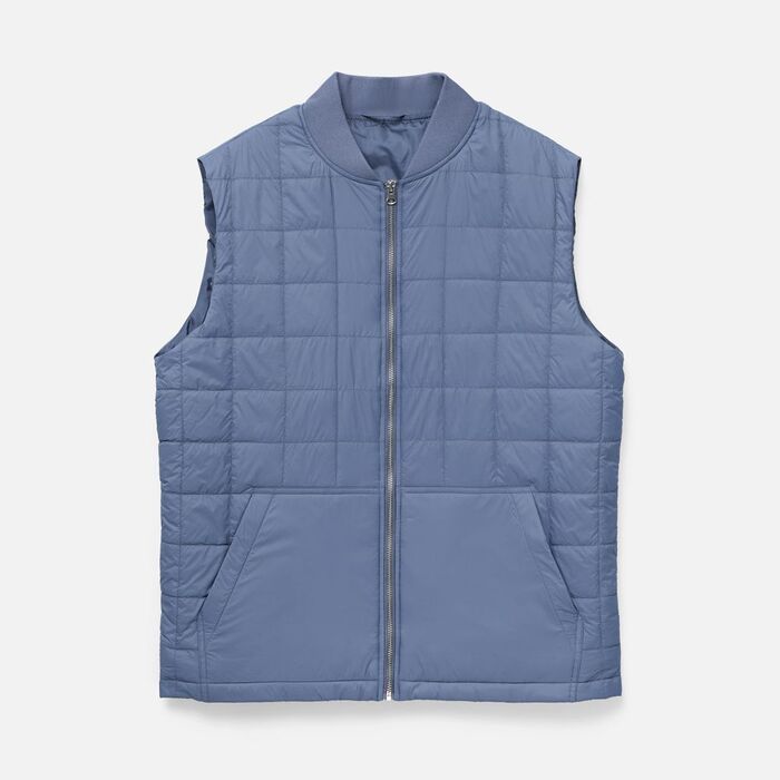 Жилет унисекс Warmbridge, синий (джинс), размер 4XL