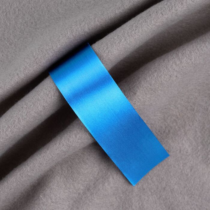 Лента сатиновая Satin 35 XXL, голубая, 250 см