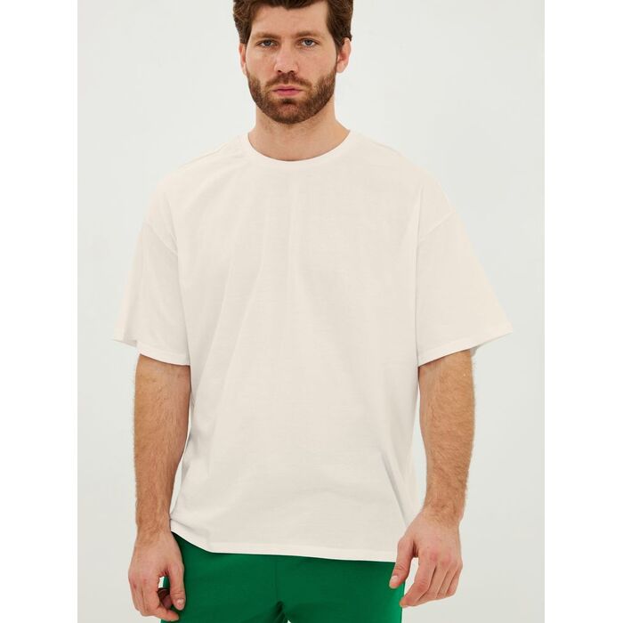Футболка Oversize Premium, молочно-белая, размер XXL