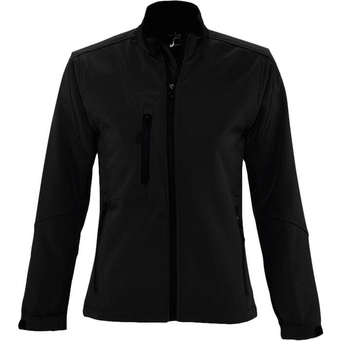 Куртка женская на молнии Roxy 340 черная, размер XL