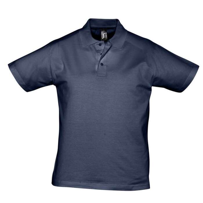 Рубашка поло мужская Prescott men 170 кобальт (темно-синяя), размер XXL