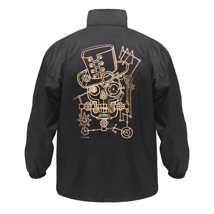 Ветровка John Steampunk, черная, размер M