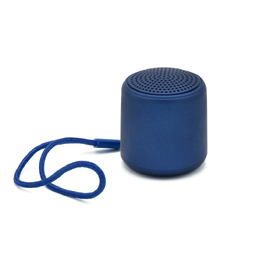 Беспроводная Bluetooth колонка Music TWS софт-тач, темно-синяя-S