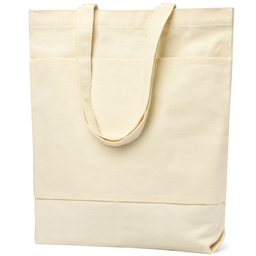 Сумка для покупок JETTA с карманами 325 г/м², натуральная